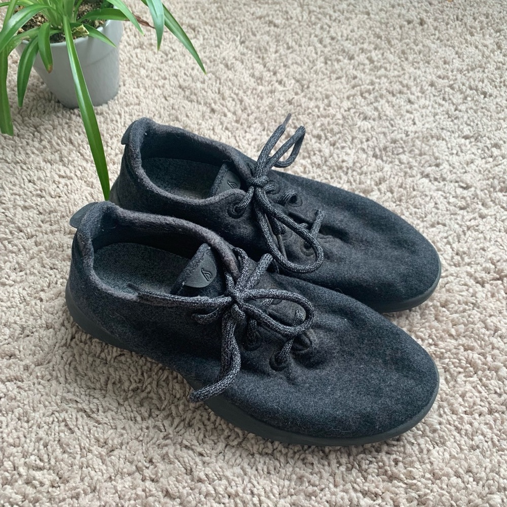 Allbirds Wool Runner Women’s Size 9 Shoes Natural Black